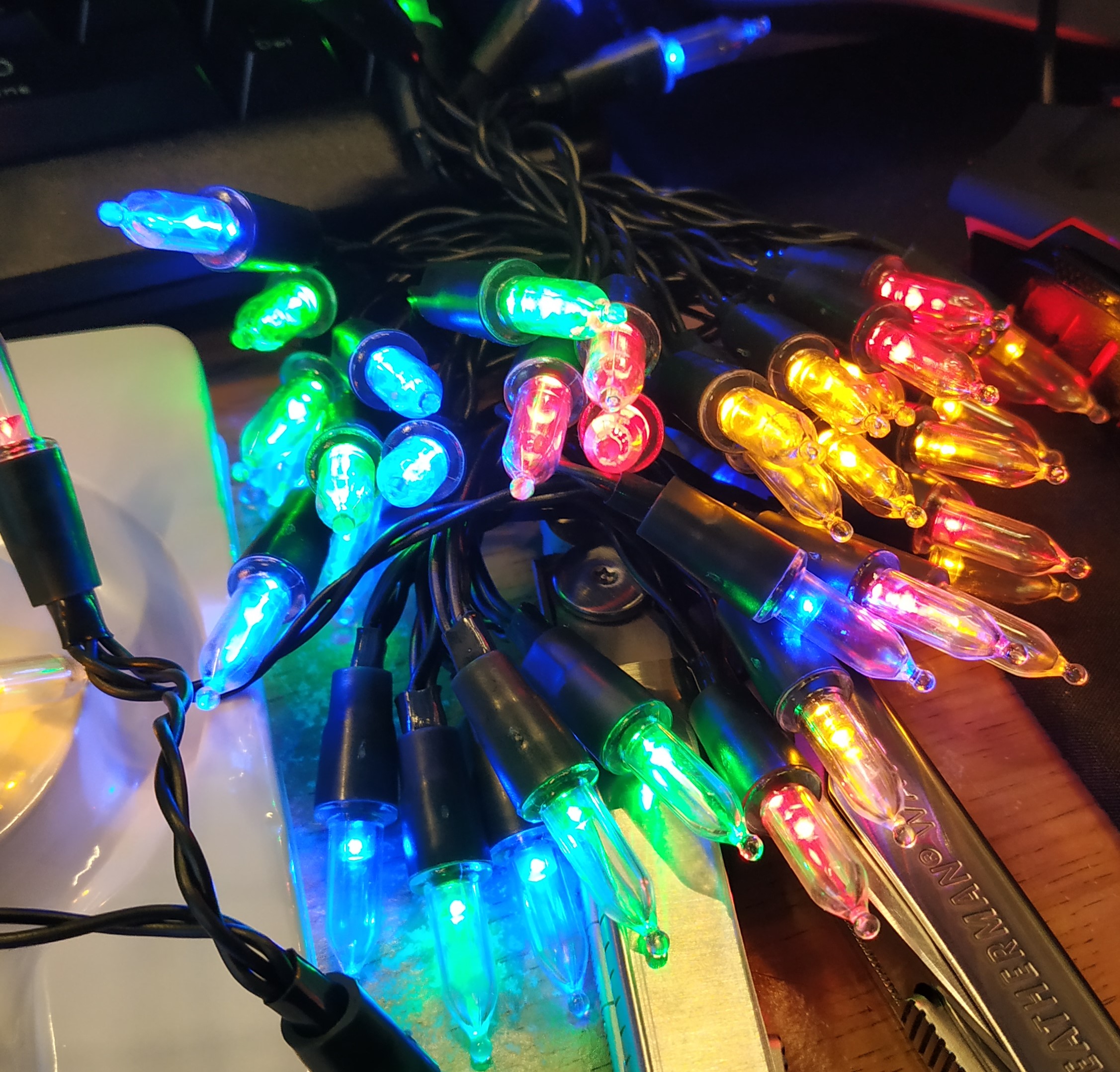 Poundland Hack Sound Reactive Christmas LEDs