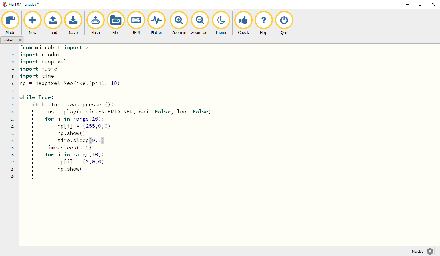 Christmas tunes in MicroPython