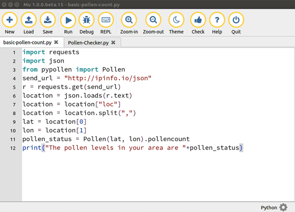 Friday Fun: Python Pollen Projects