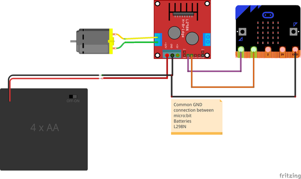 Microcontroller Monday - Control an L298N motor controller with micro:bit